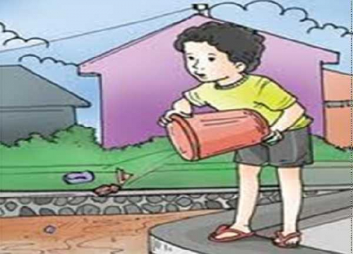 Detail Gambar Kartun Orang Buang Sampah Nomer 8