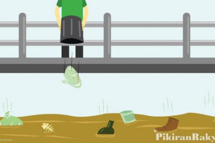 Detail Gambar Kartun Orang Buang Sampah Sembarangan Nomer 33