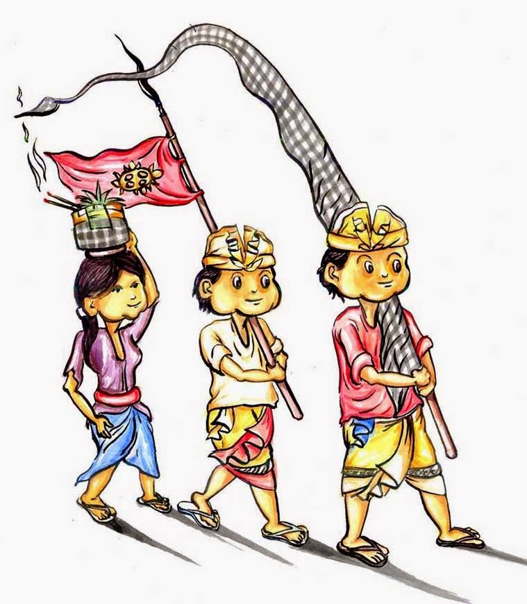 Detail Gambar Kartun Orang Hindu Sembahyang Nomer 14