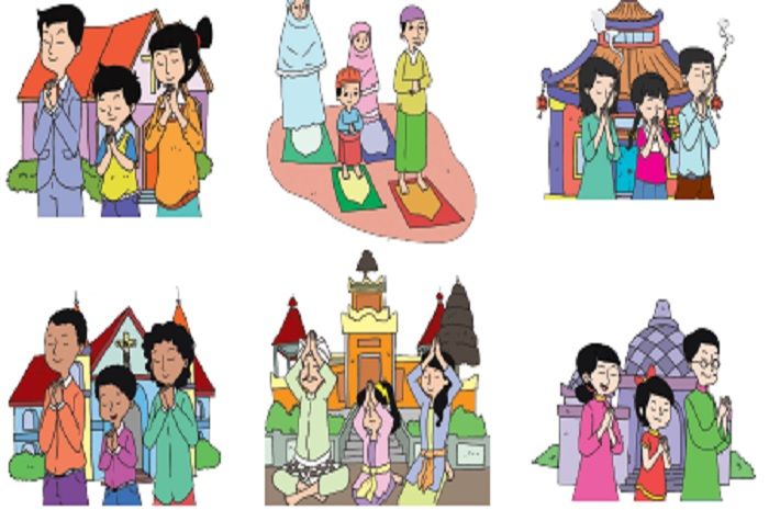 Detail Gambar Kartun Orang Hindu Sembahyang Nomer 17