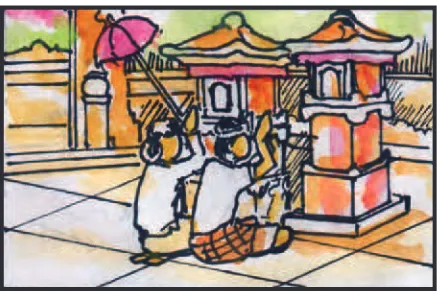 Detail Gambar Kartun Orang Hindu Sembahyang Nomer 32
