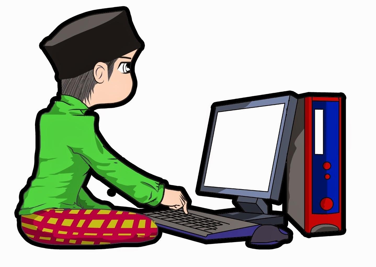 Detail Gambar Kartun Orang Main Komputer Nomer 20
