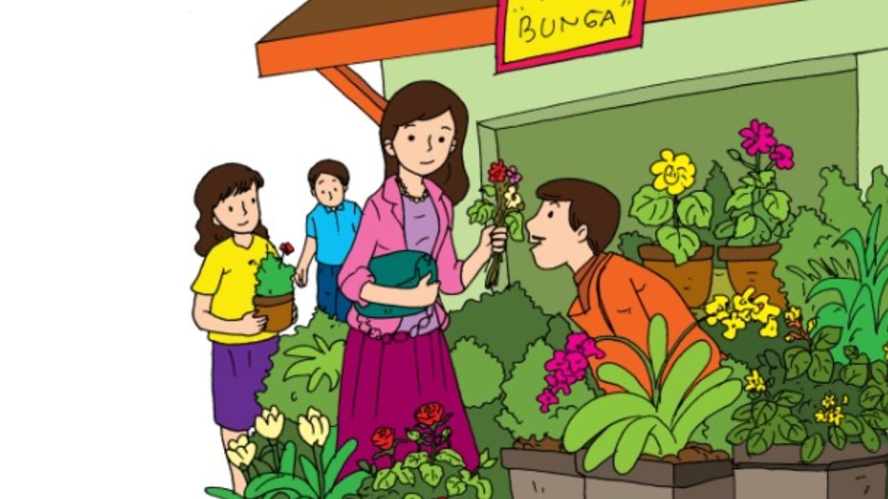 Detail Gambar Kartun Orang Membuat Vas Bunga Nomer 23