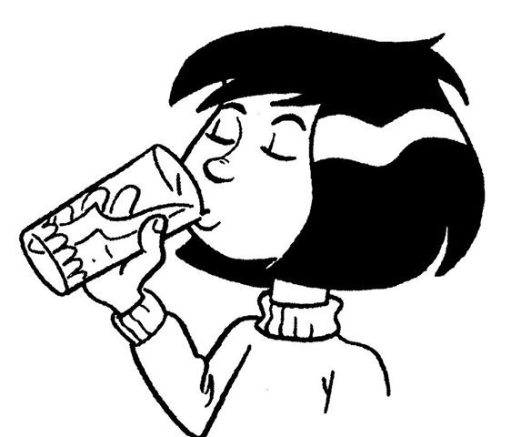 Detail Gambar Kartun Orang Minum Nomer 9