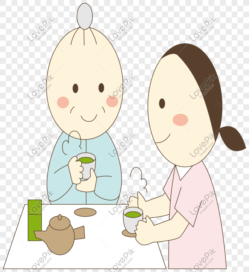 Detail Gambar Kartun Orang Minum Nomer 13