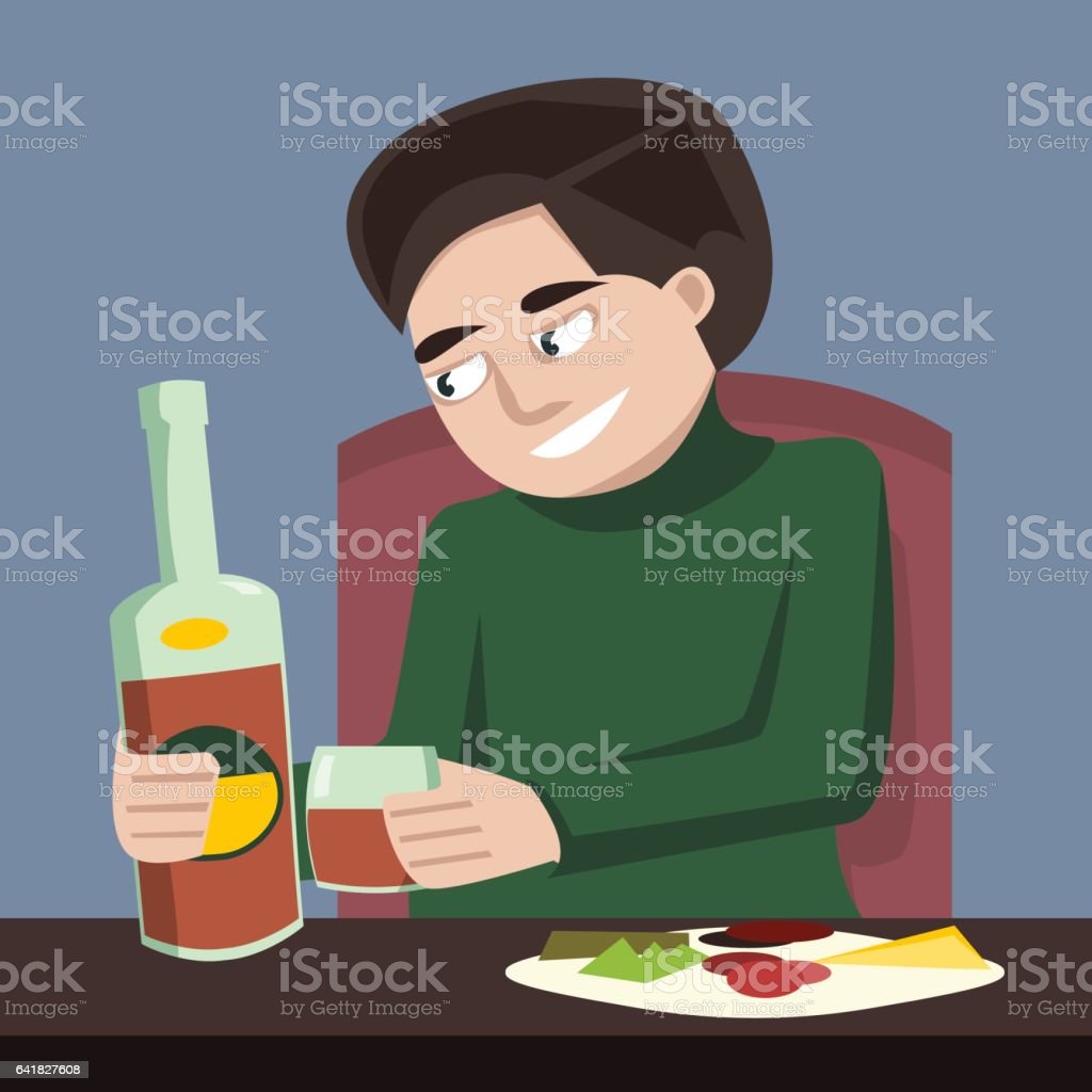 Detail Gambar Kartun Orang Minum Nomer 33