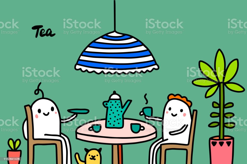 Detail Gambar Kartun Orang Minum Nomer 49