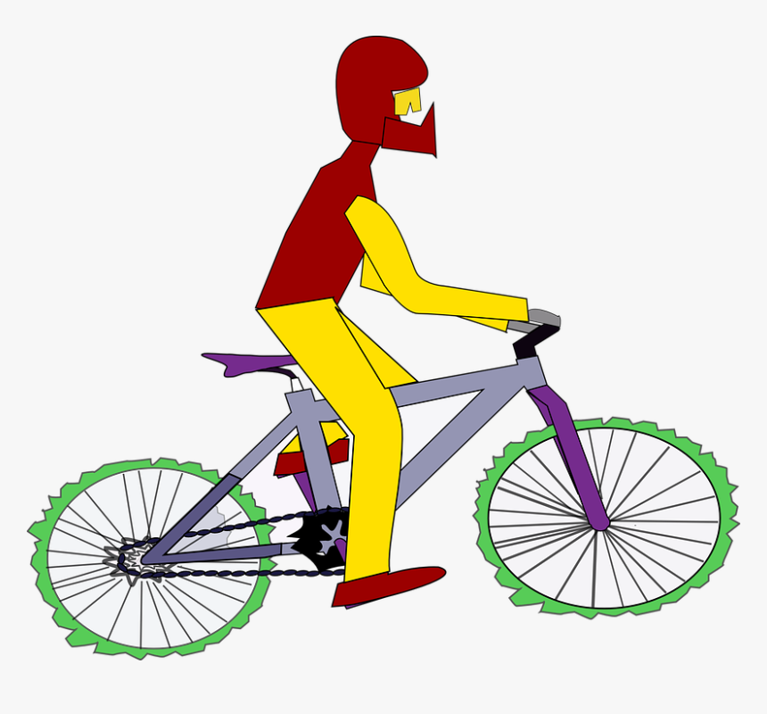 Detail Gambar Kartun Orang Naik Sepeda Nomer 4