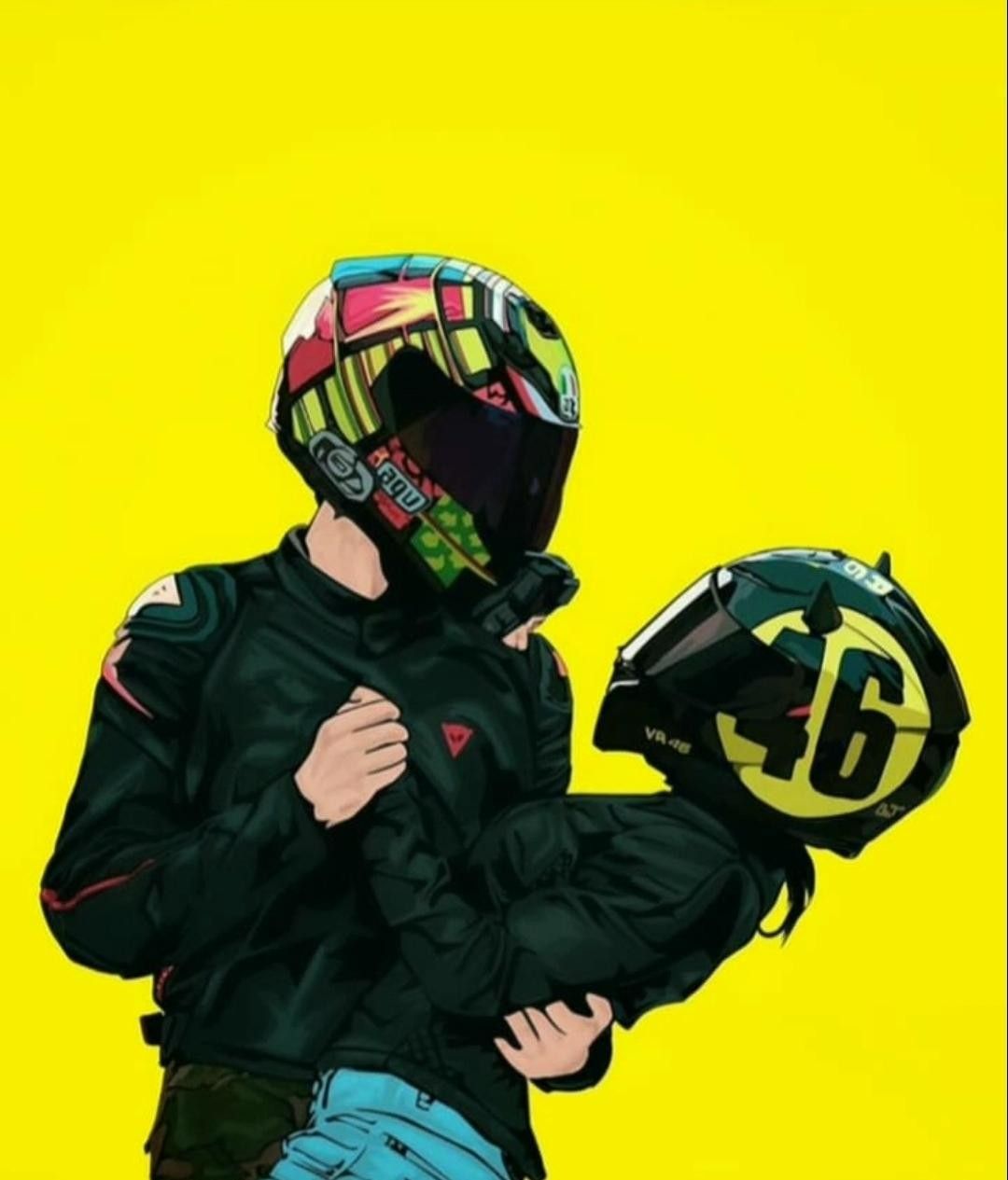 Detail Gambar Kartun Orang Pake Helm Kyt Nomer 17