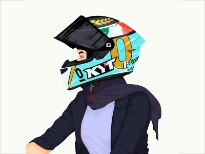 Detail Gambar Kartun Orang Pake Helm Kyt Nomer 5