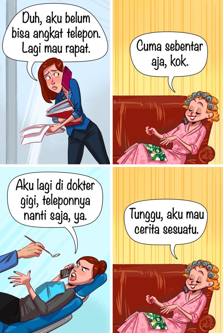 Detail Gambar Kartun Orang Telfon Aku Ya Nomer 27