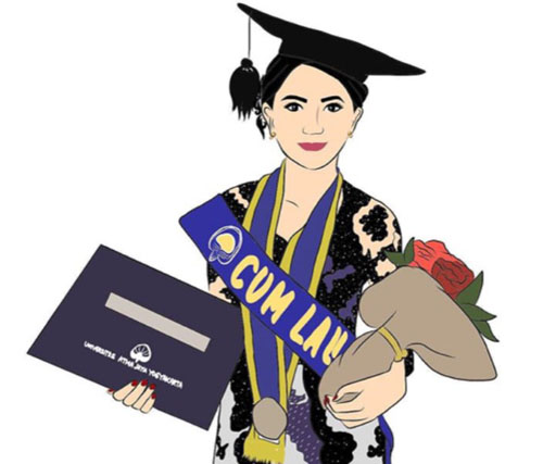 Detail Gambar Kartun Orang Wisuda Nomer 15