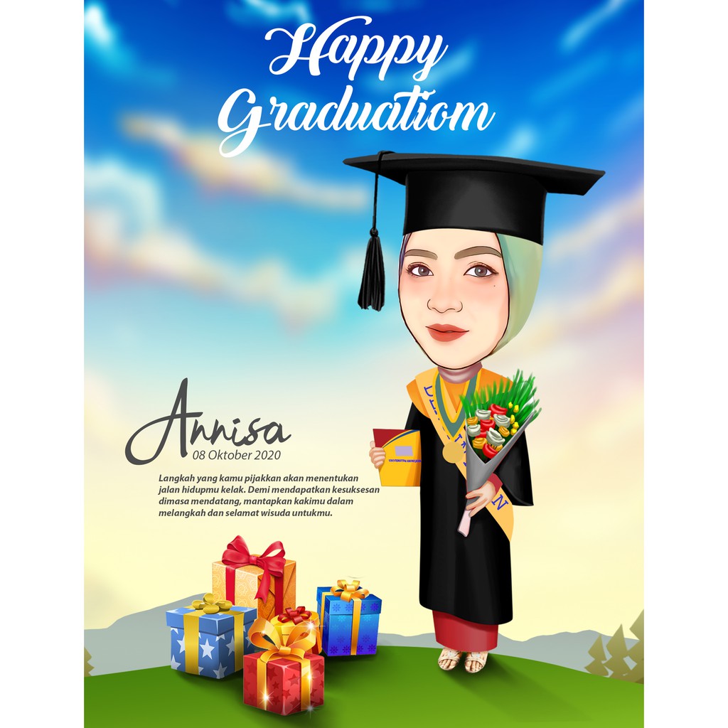 Detail Gambar Kartun Orang Wisuda Nomer 47