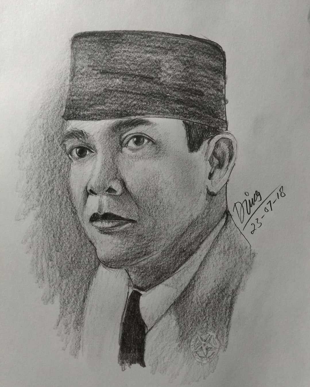 Detail Gambar Kartun Pahlawan Jenderal Soedirman Dan Ir Soekarno