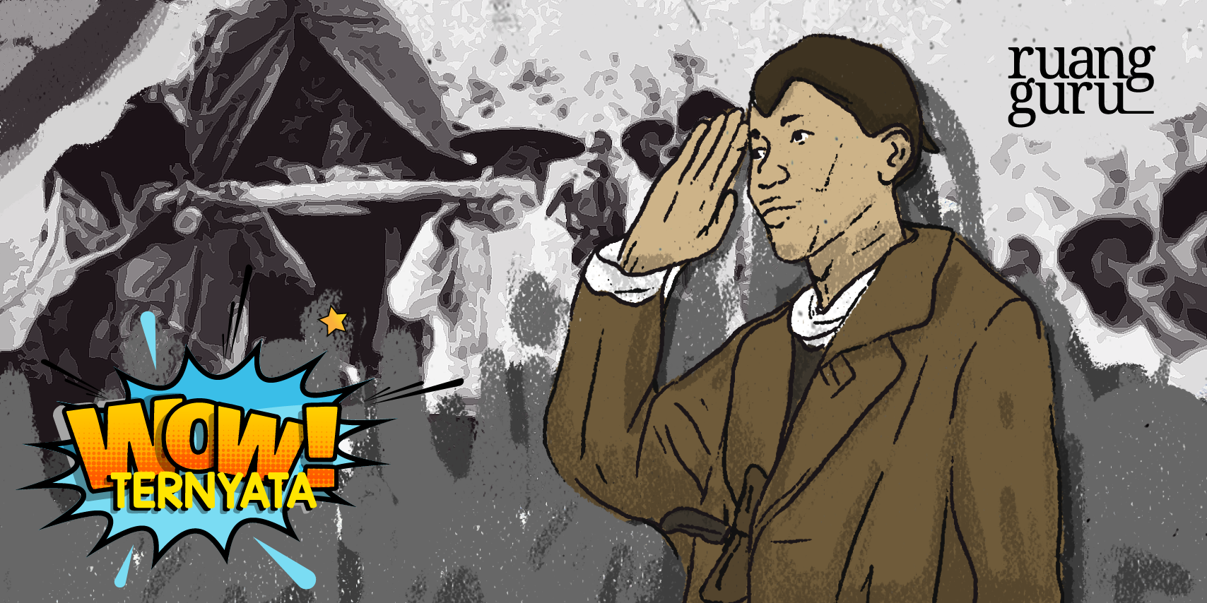 Detail Gambar Kartun Pahlawan Jenderal Soedirman Dan Ir Soekarno