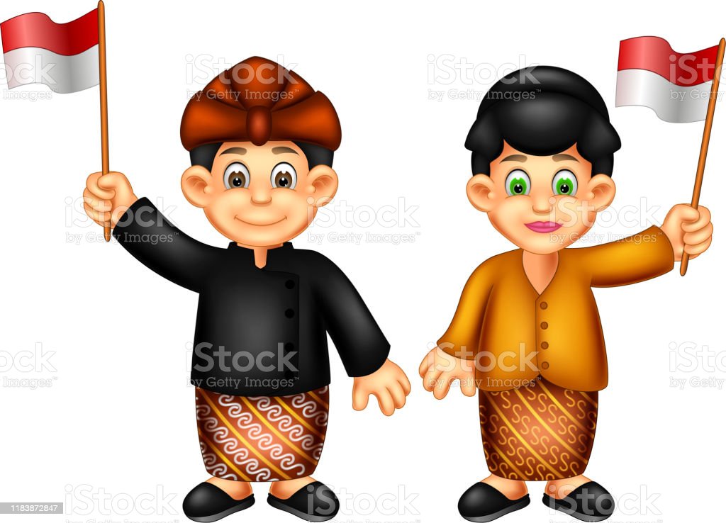 Detail Gambar Kartun Pakaian Adat Indonesia Nomer 19