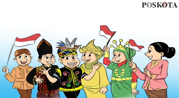 Detail Gambar Kartun Pakaian Adat Indonesia Nomer 31