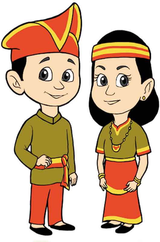 Detail Gambar Kartun Pakaian Adat Indonesia Nomer 42