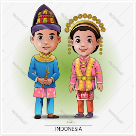 Detail Gambar Kartun Pakaian Adat Kalimantan Nomer 14