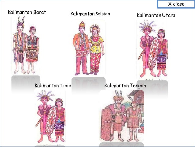 Detail Gambar Kartun Pakaian Adat Kalimantan Nomer 46