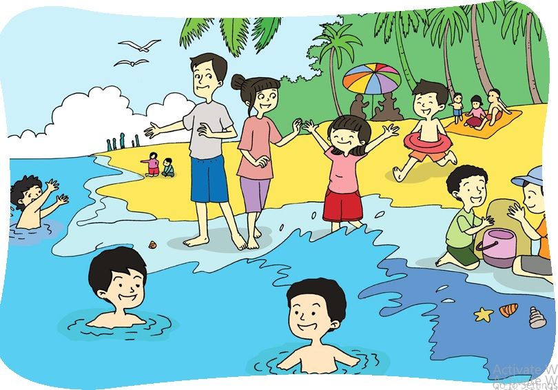 Detail Gambar Kartun Pantai Bersih Nomer 13