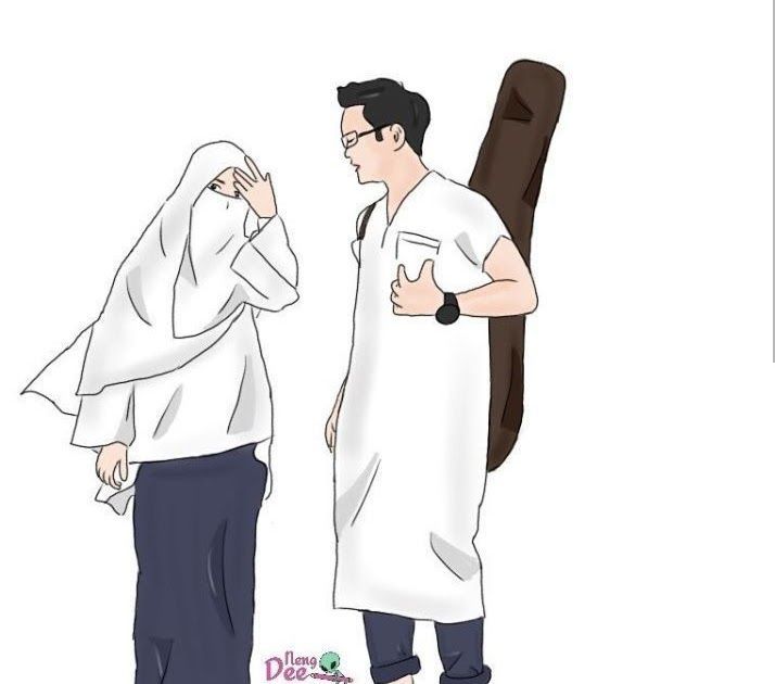 Detail Gambar Kartun Pasangan Islami Nomer 51