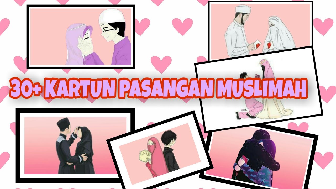 Detail Gambar Kartun Pasangan Muslimah Nomer 19