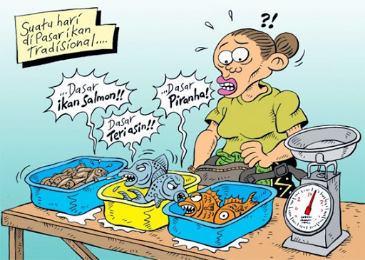 Detail Gambar Kartun Pasar Ikan Nomer 16