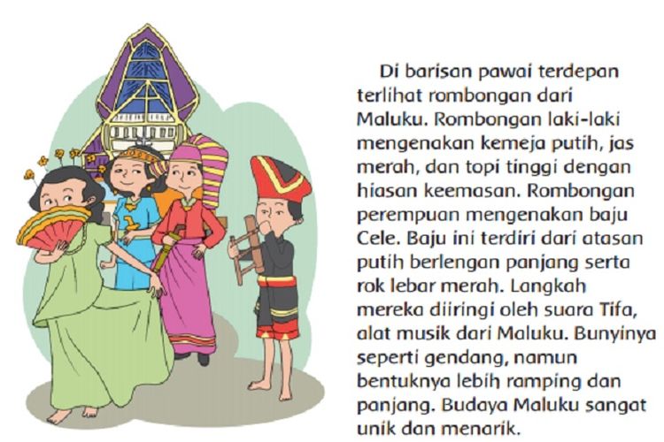 Detail Gambar Kartun Pawai Budaya Nomer 18