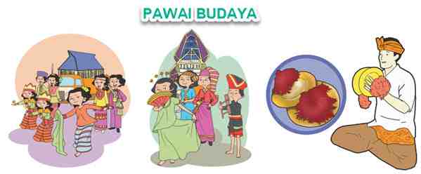 Detail Gambar Kartun Pawai Budaya Nomer 5