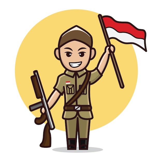 Detail Gambar Kartun Pejuang Indonesia Nomer 18