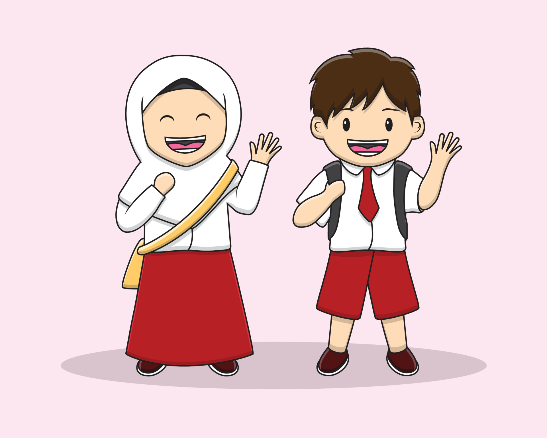 Detail Gambar Kartun Pelajar Sd Islam Nomer 6