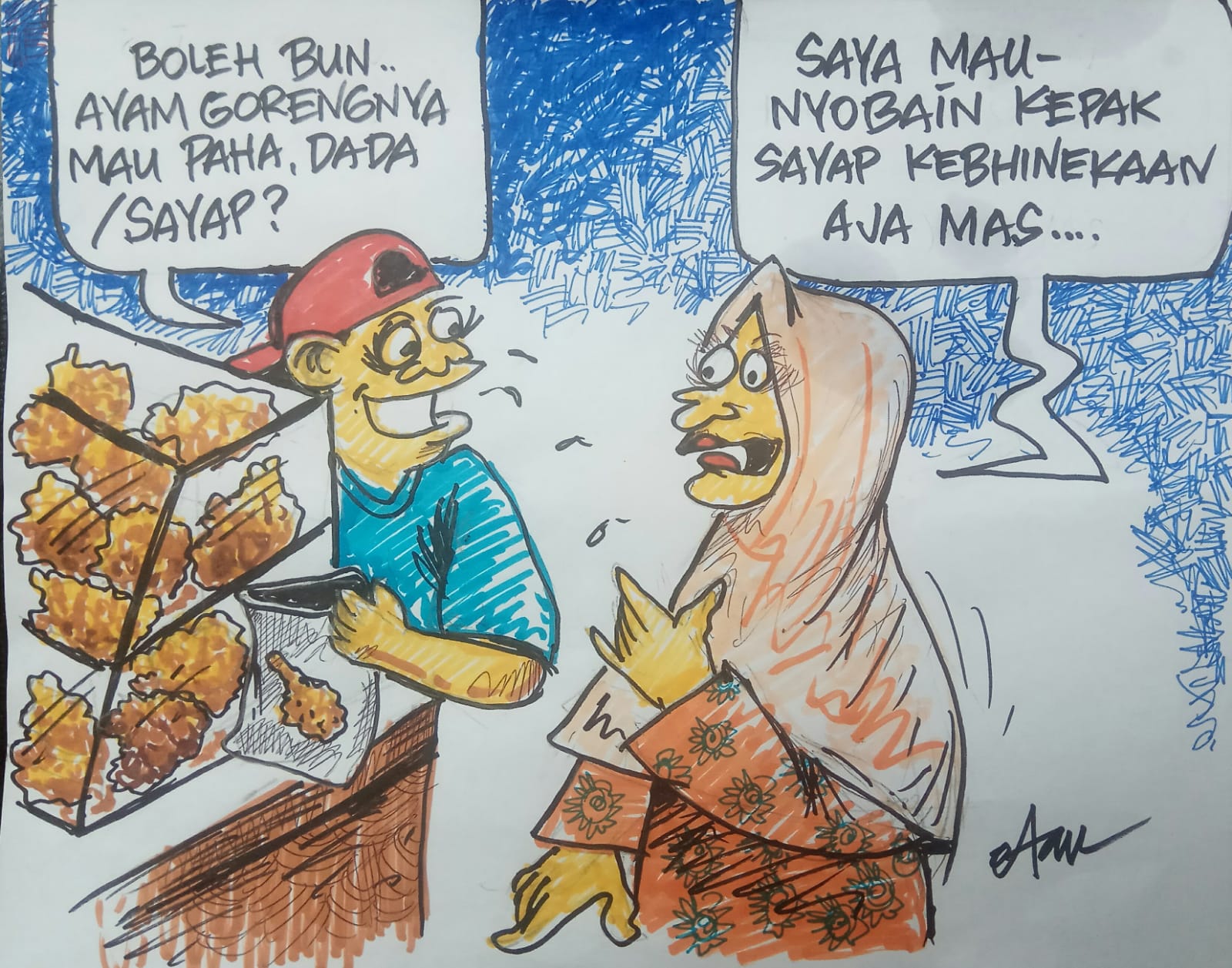 Detail Gambar Kartun Pemilu Nomer 51