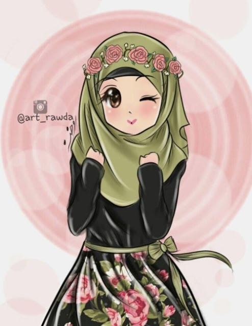 Detail Gambar Kartun Pendidikan Muslimah Lucu Dan Imut Nomer 16