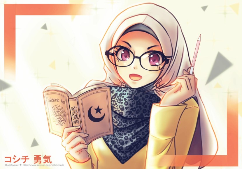 Download Gambar Kartun Pendidikan Muslimah Lucu Dan Imut Nomer 29