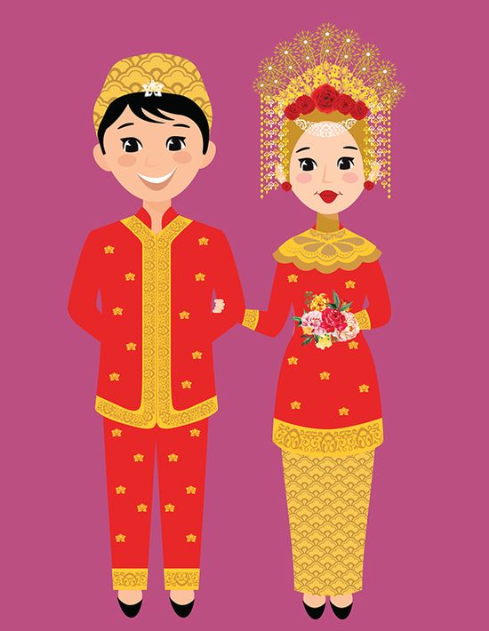 Detail Gambar Kartun Pengantin Jawa Nomer 51