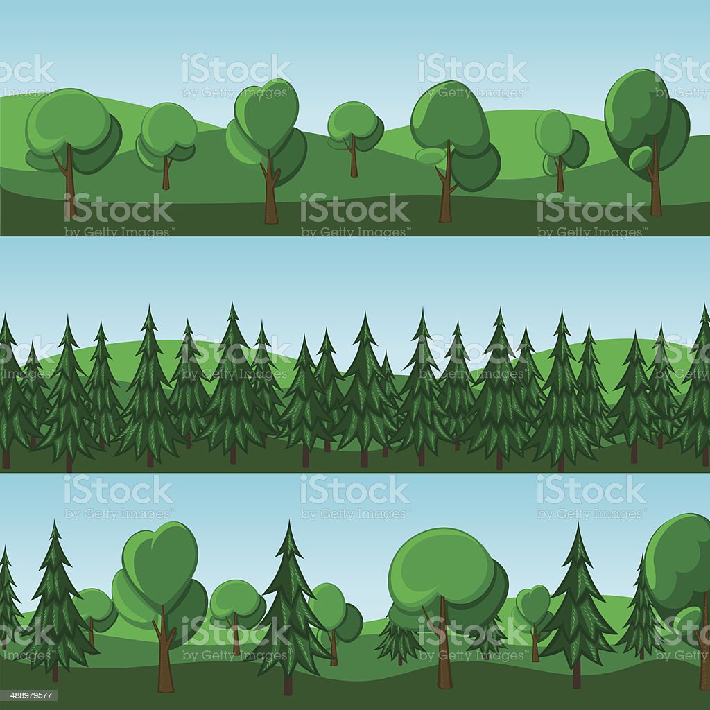 Detail Gambar Kartun Pepohonan Nomer 2