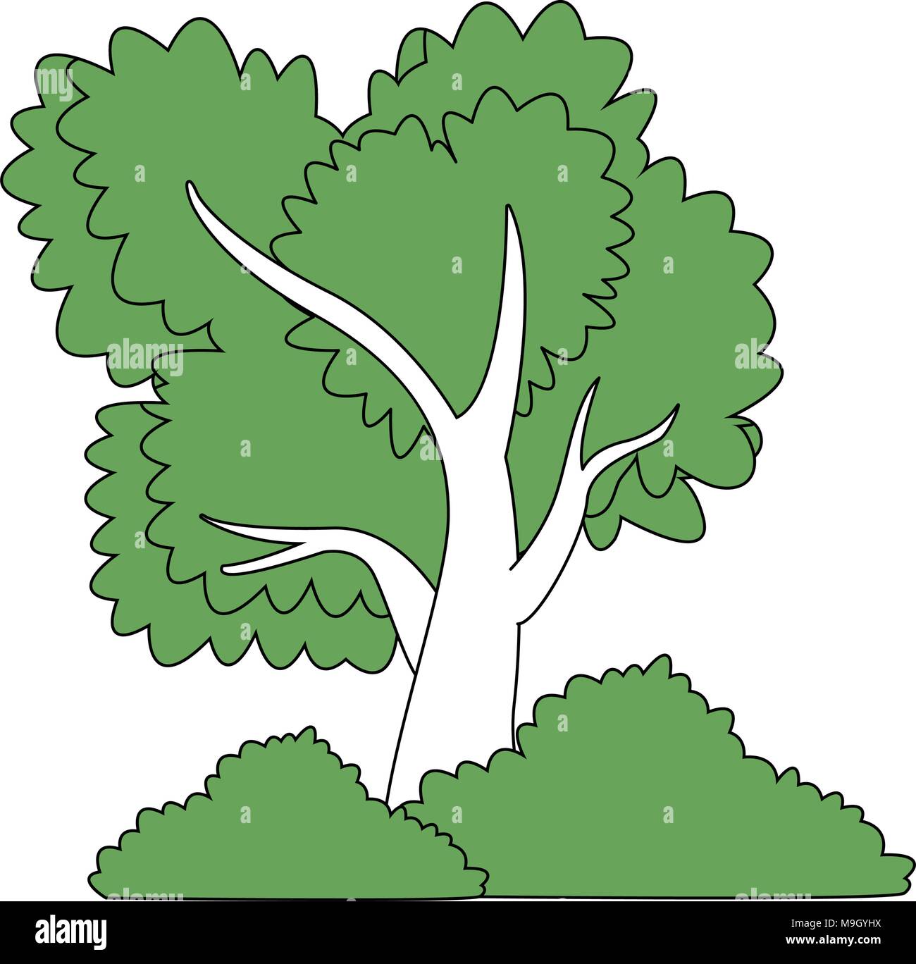 Detail Gambar Kartun Pepohonan Nomer 43