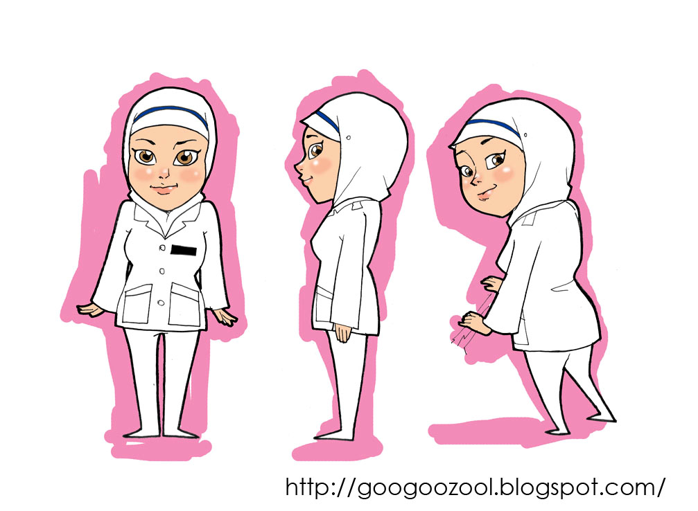 Detail Gambar Kartun Perawat Muslimah Nomer 51