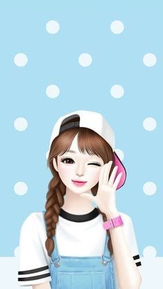 Detail Gambar Kartun Perempuan Korea Nomer 30