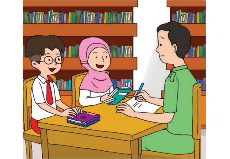 Detail Gambar Kartun Perpustakaan Sekolah Nomer 9