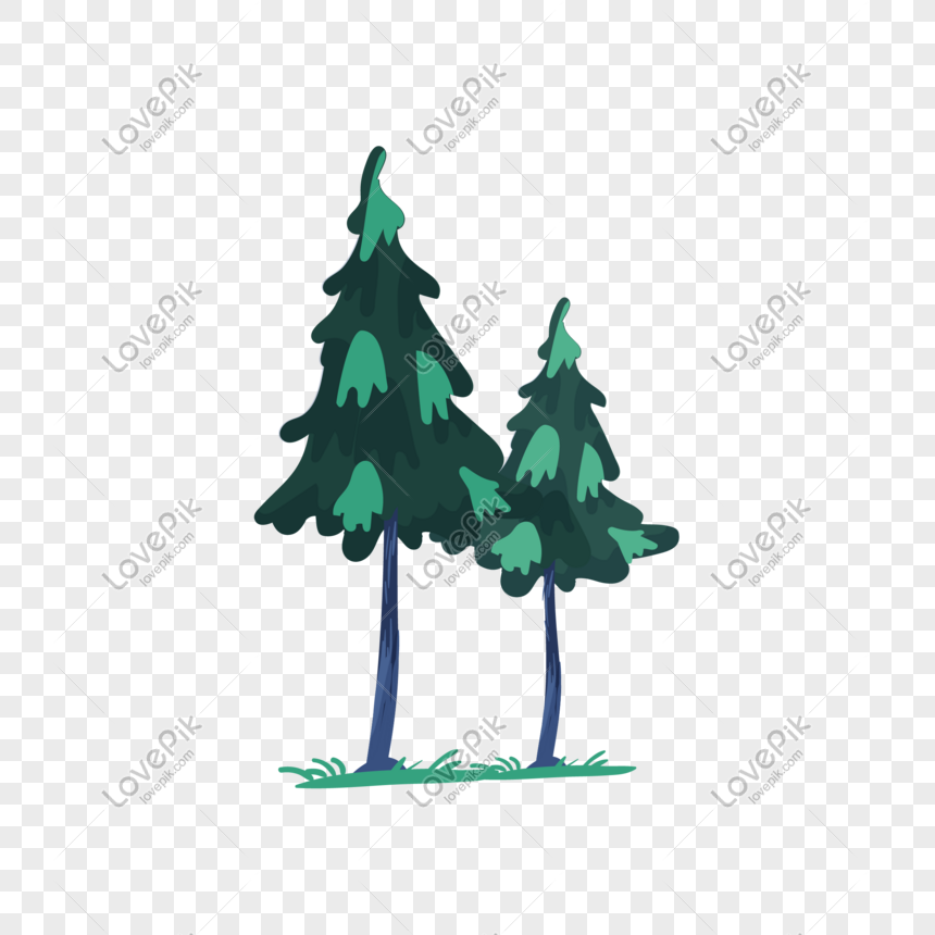 Detail Gambar Kartun Pohon Cemara Nomer 22