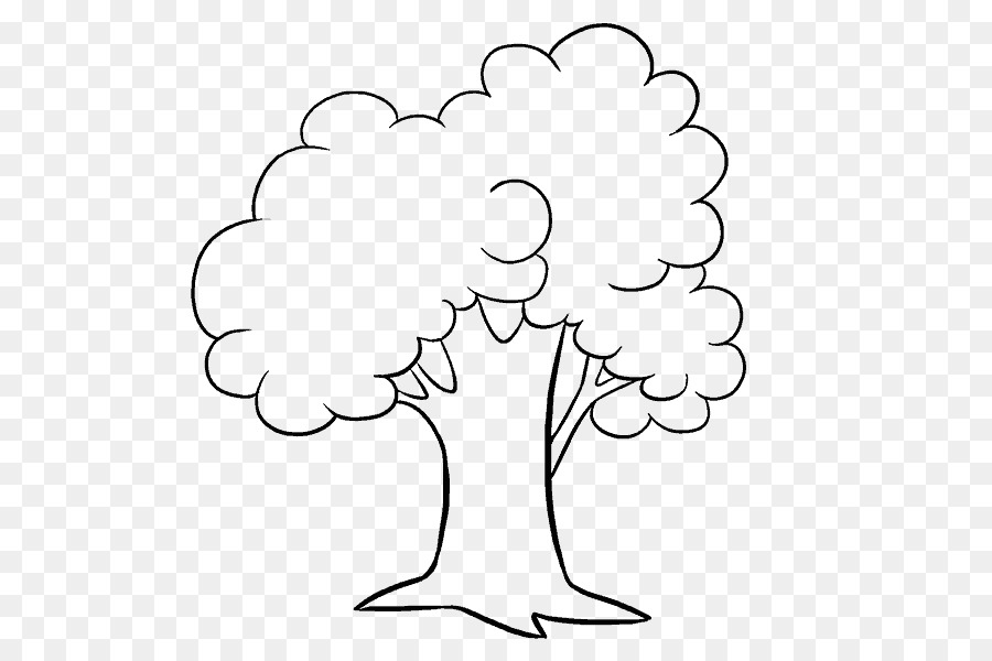 Detail Gambar Kartun Pohon Hitam Putih Nomer 2