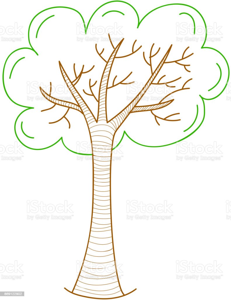 Detail Gambar Kartun Pohon Hitam Putih Nomer 48