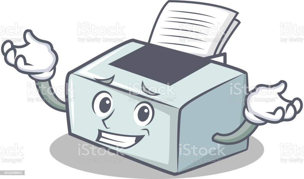 Detail Gambar Kartun Printer Di Kantor Nomer 11