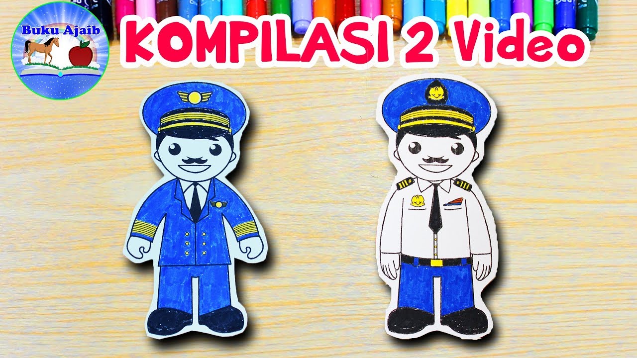 Detail Gambar Kartun Profesi Pilot Nomer 37