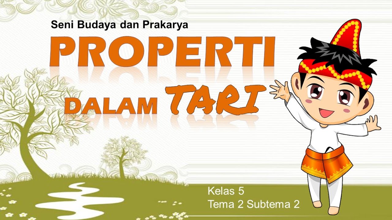 Detail Gambar Kartun Properti Tari Materi Kelas 5 Tema 4 Nomer 46