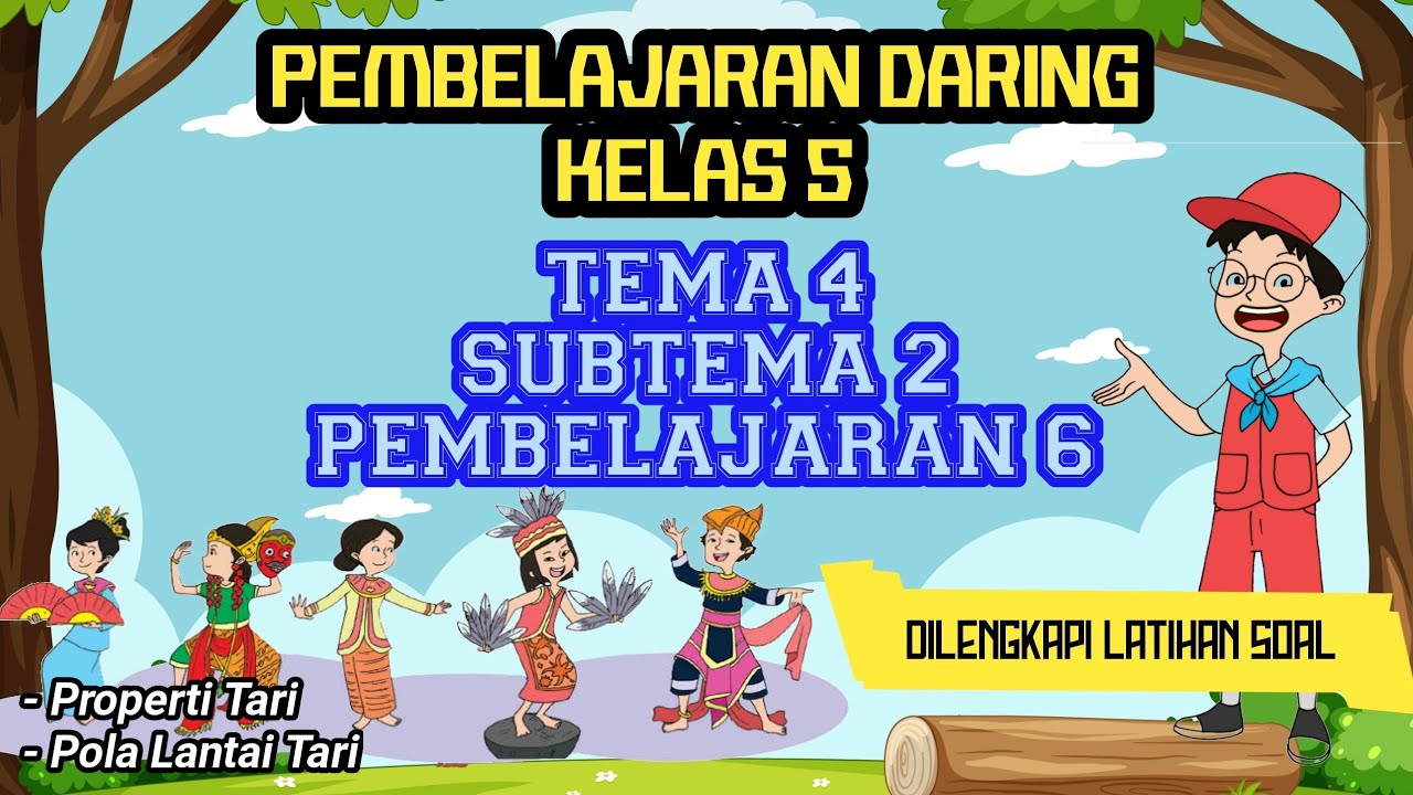 Detail Gambar Kartun Properti Tari Materi Kelas 5 Tema 4 Nomer 7