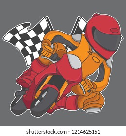 Detail Gambar Kartun Racing Design Nomer 42