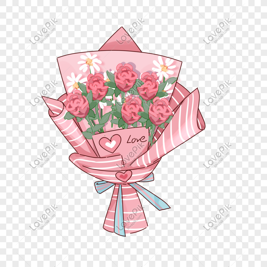 Gambar Kartun Rangkaian Bunga Mawar - KibrisPDR